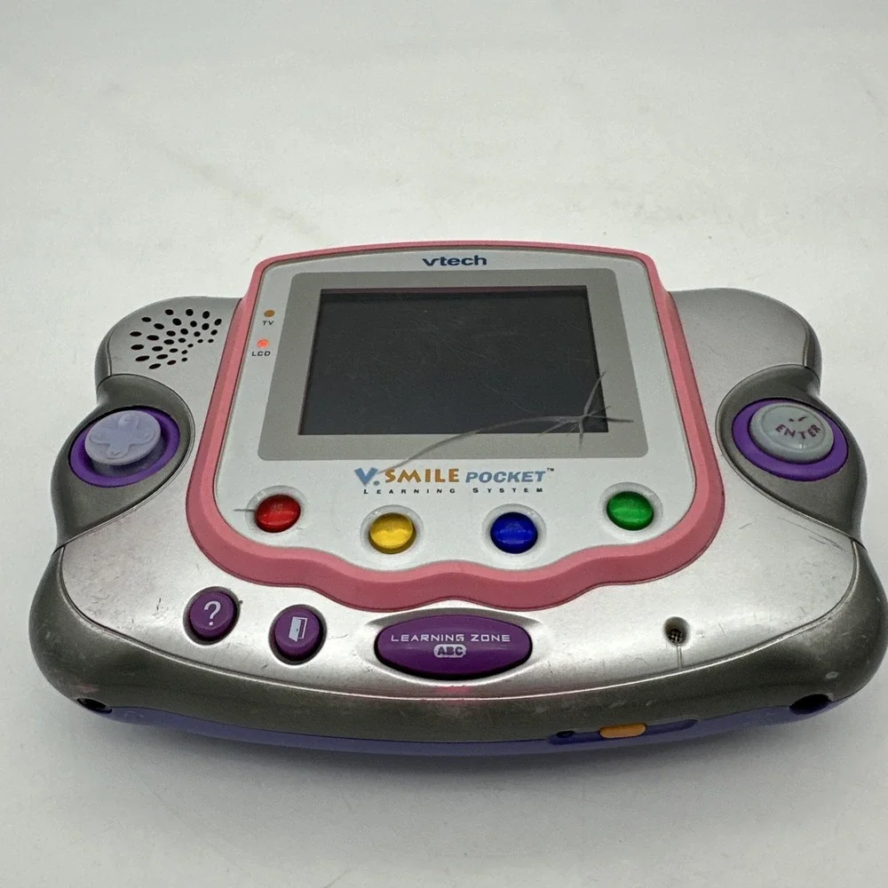 VTech VSmile Pocket Learning System Handheld Games Console - Cracked Scree